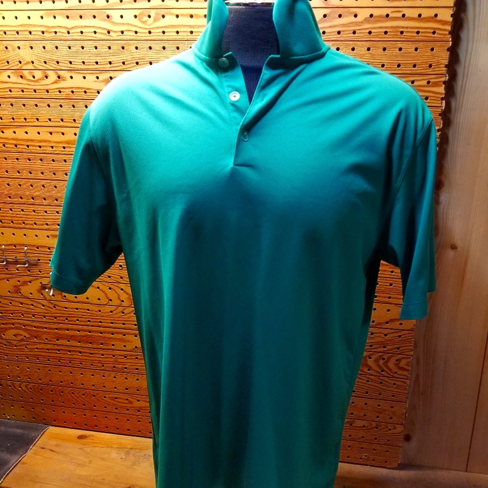 Nike DRI-FIT Polo Green Large